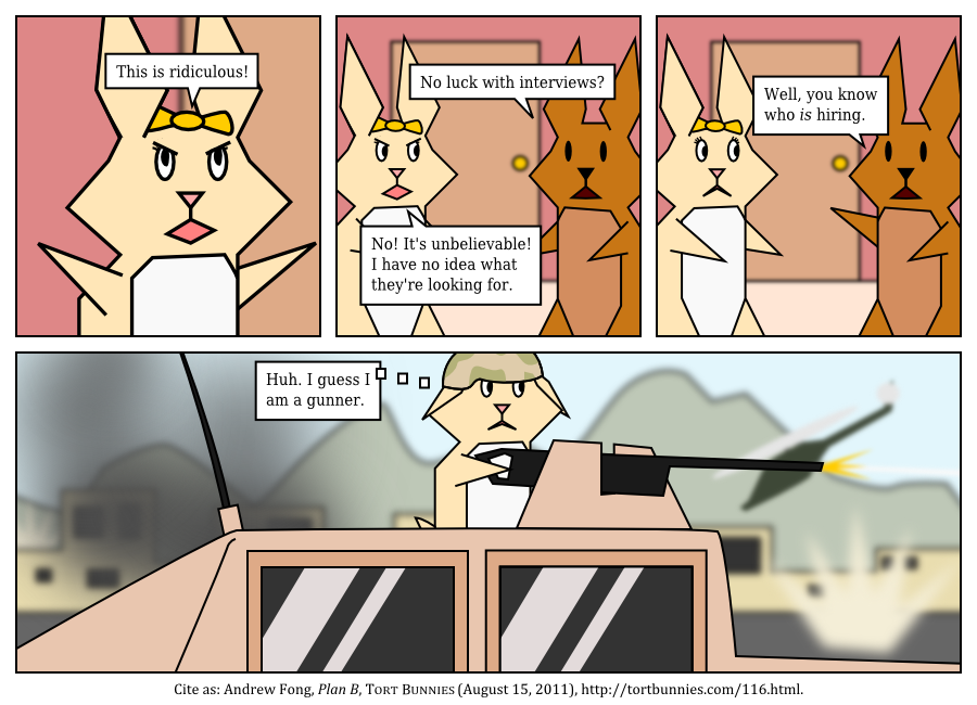 Tort Bunnies comic strip