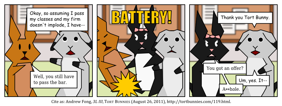 Tort Bunnies comic strip