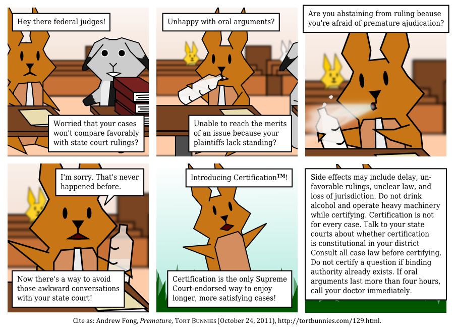 Tort Bunnies comic strip