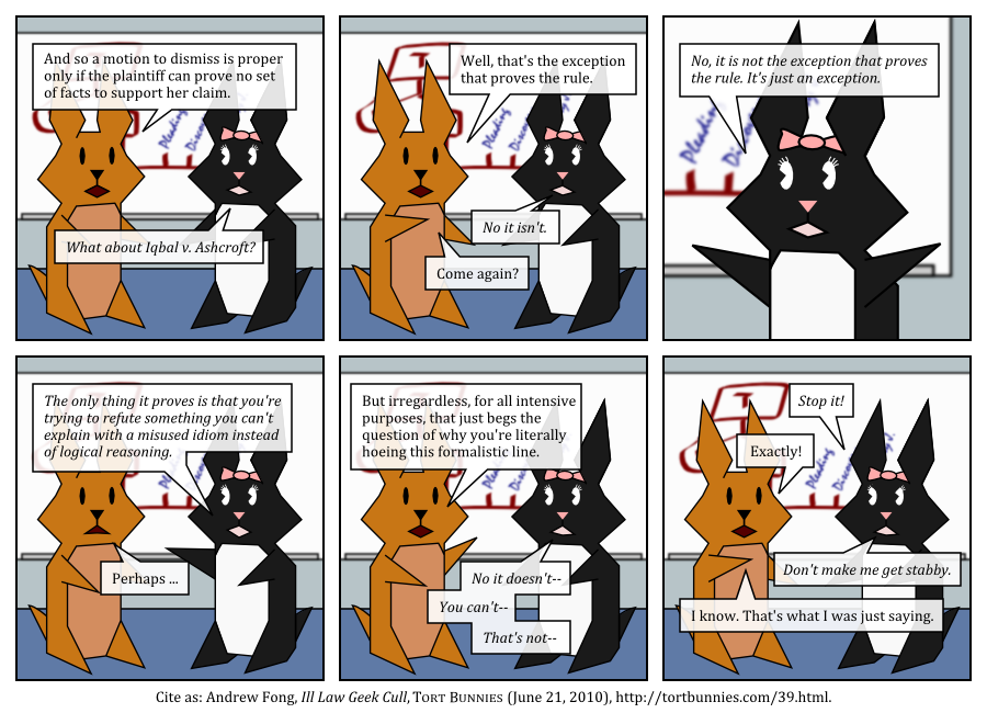 Tort Bunnies comic strip