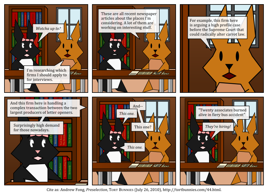 Tort Bunnies comic strip