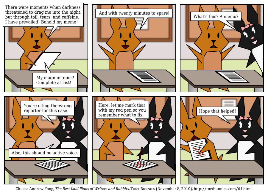 Tort Bunnies comic strip